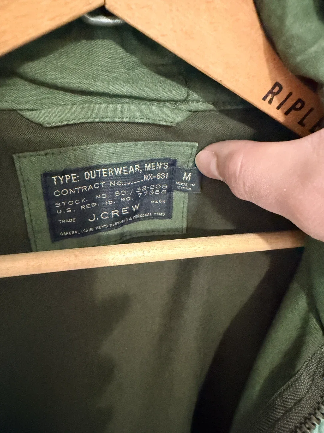 J.Crew Men's Field Mechanic Jacket - Olive, Size M image indicator(2)