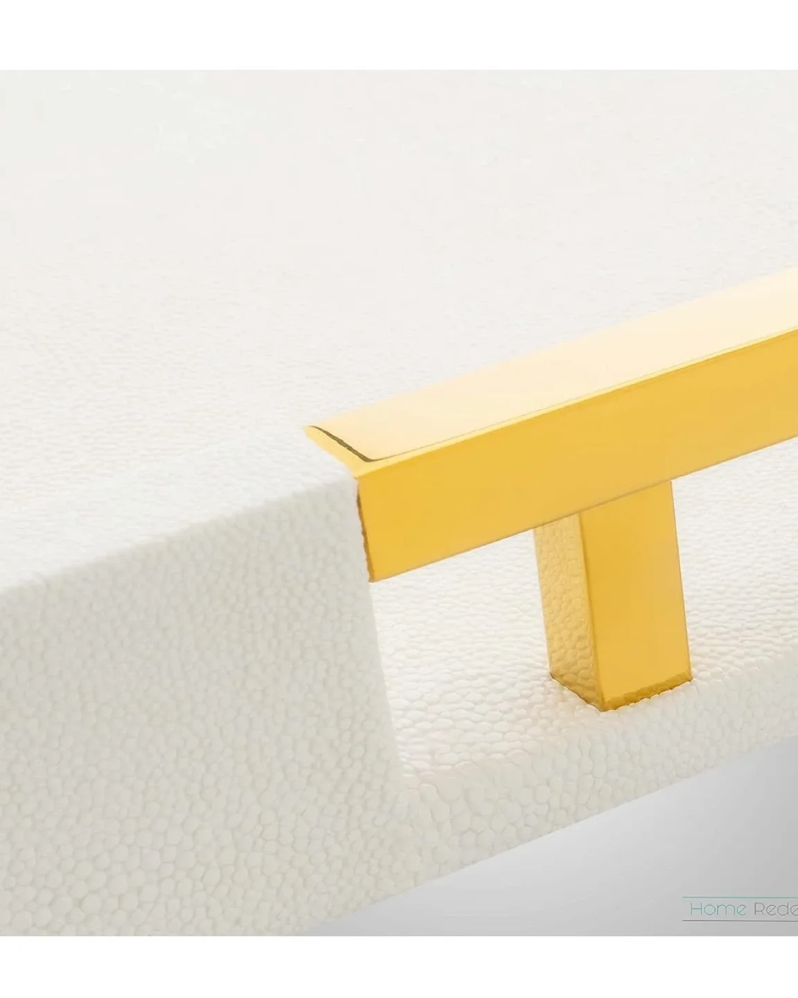 Home Redefined White Faux Leather Tray image indicator(7)