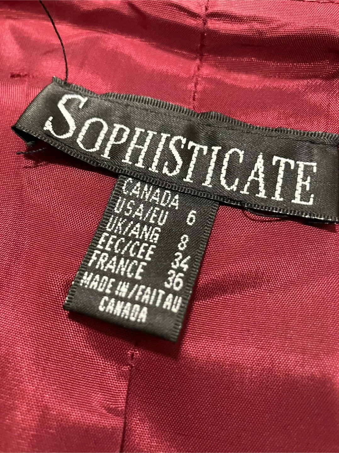 2 piece dress event gown burgundy coat image indicator(4)