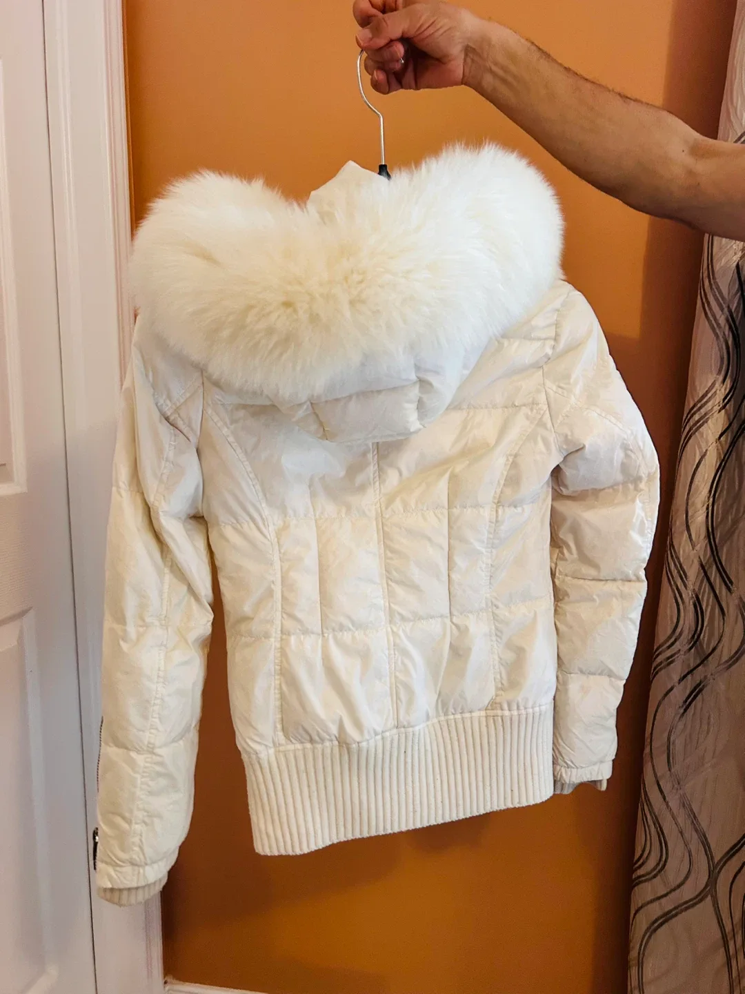 Series by Nicole Benisti White Puffer Jacket XS/TP image indicator(2)