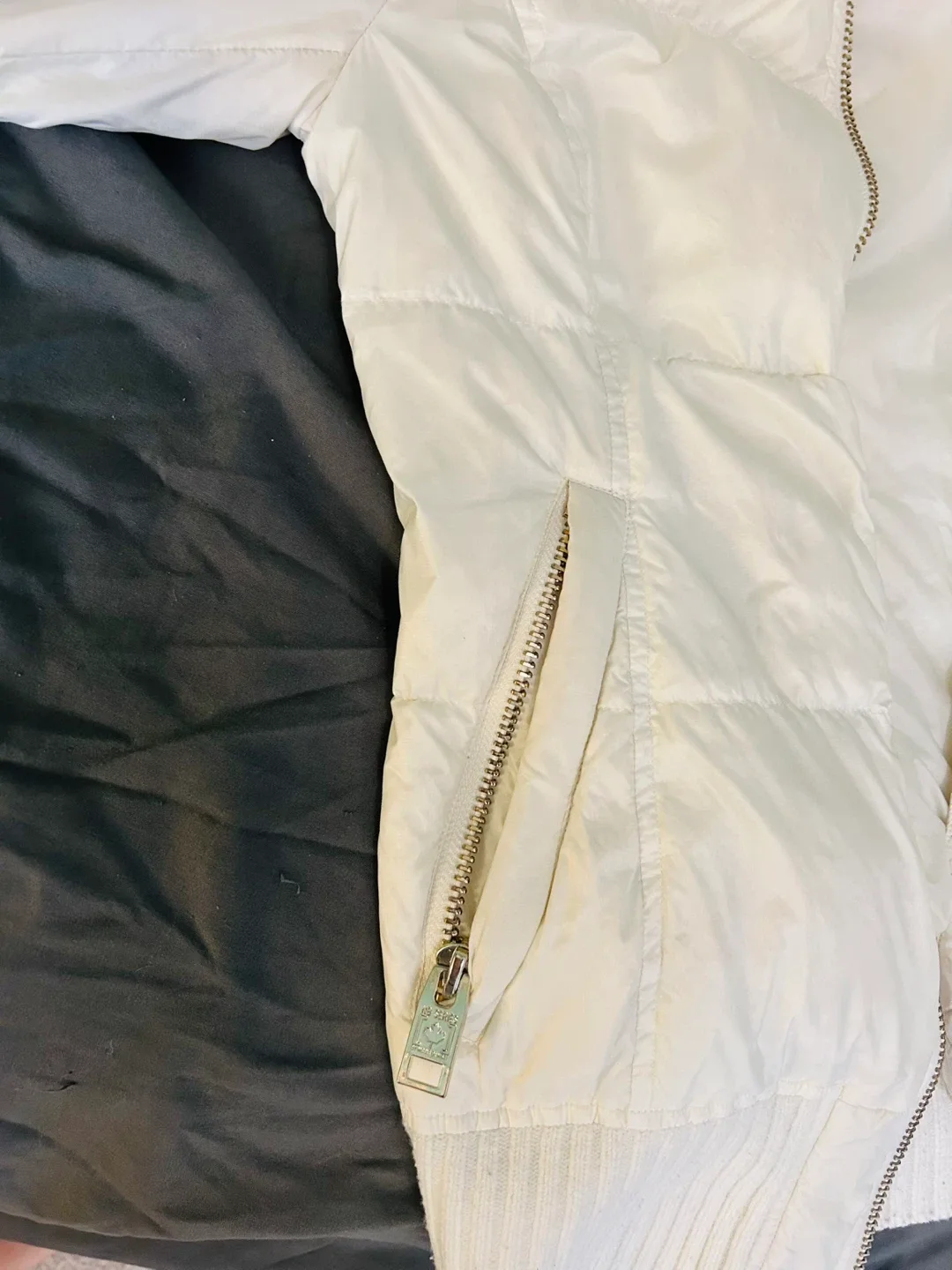 Series by Nicole Benisti White Puffer Jacket XS/TP image indicator(4)