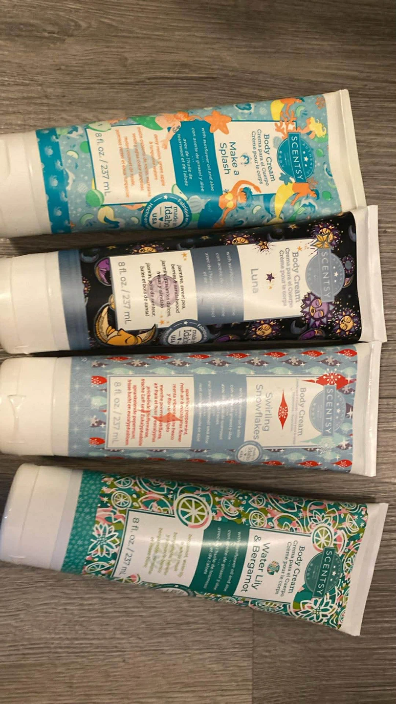 Scentsy Body Cream (4) - Make a Splash, Luna, More!