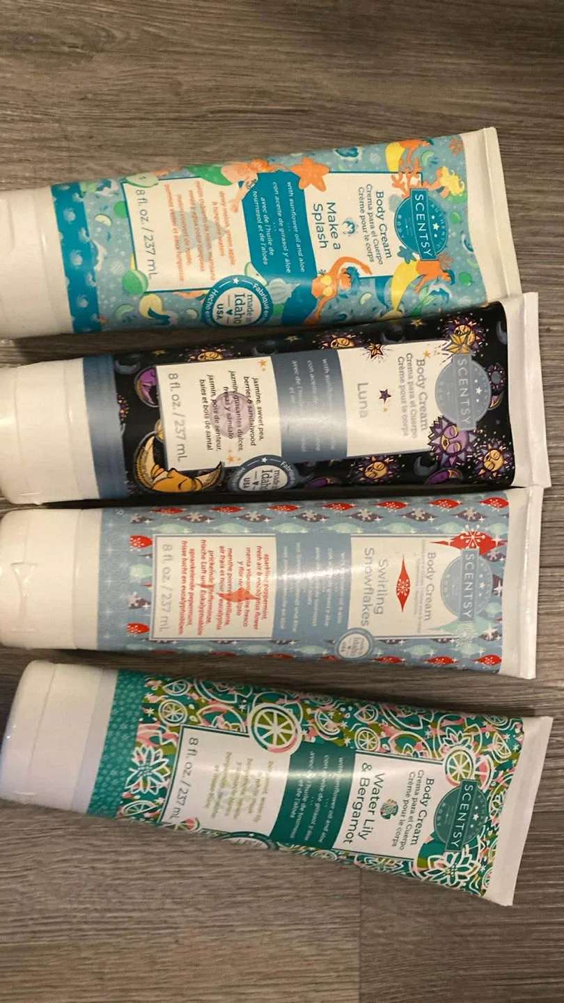 Scentsy Body Cream (4) - Make a Splash, Luna, More! thumbnail