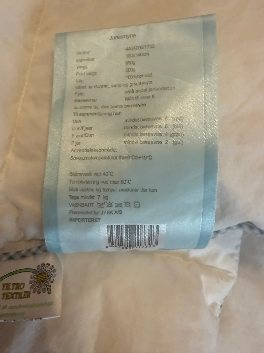 Juniordyne Kids Collection Duvet - 100x140cm image indicator(3)