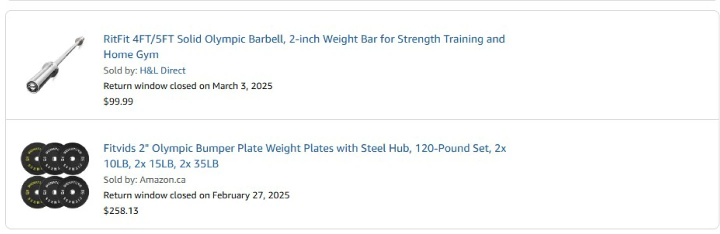 Fitness Weight Set with Barbell & Hip Pad - photo 2