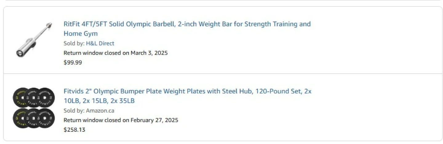 Fitness Weight Set with Barbell & Hip Pad image indicator(2)