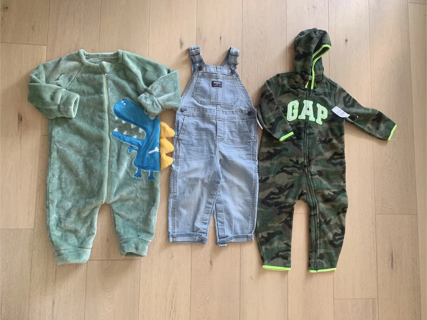 3 brand new toddler jumpsuits thumbnail