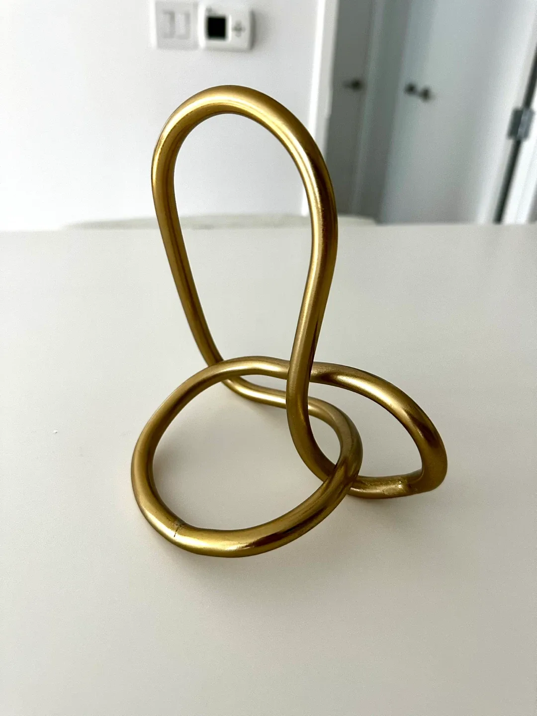 Gold Metal Knot Sculpture 6.5” image indicator(4)
