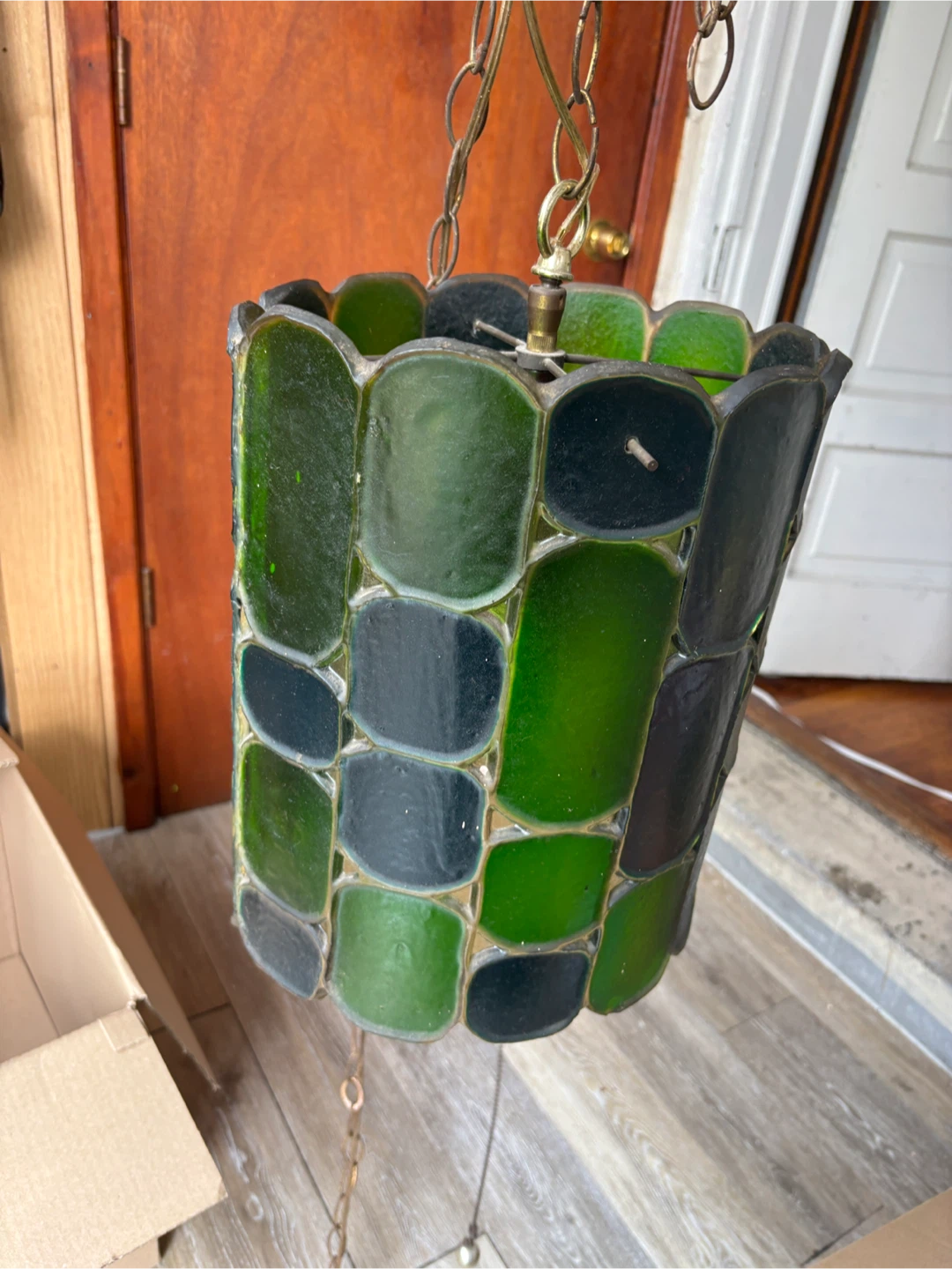 Vintage Swag Lamp