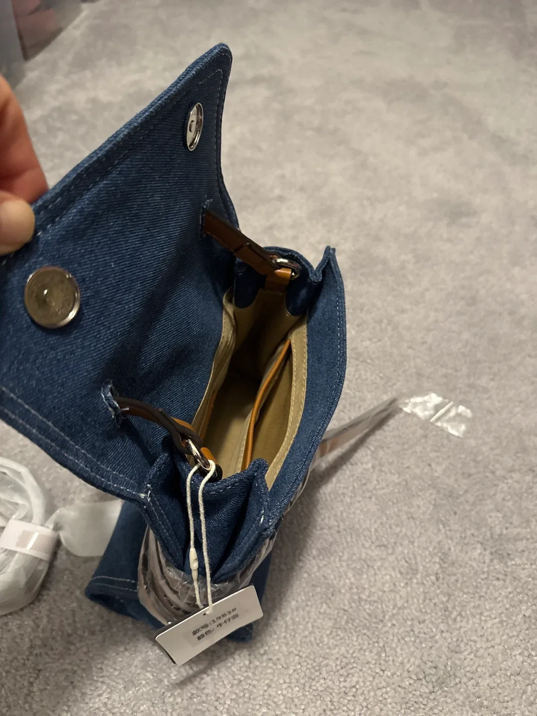 New Loewe Puzzle Edge Denim Bag image indicator(5)