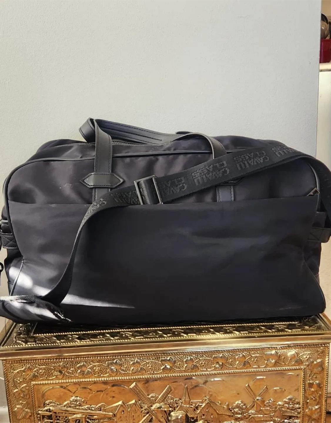 Cavalli Class Black Duffle Bag image indicator(4)