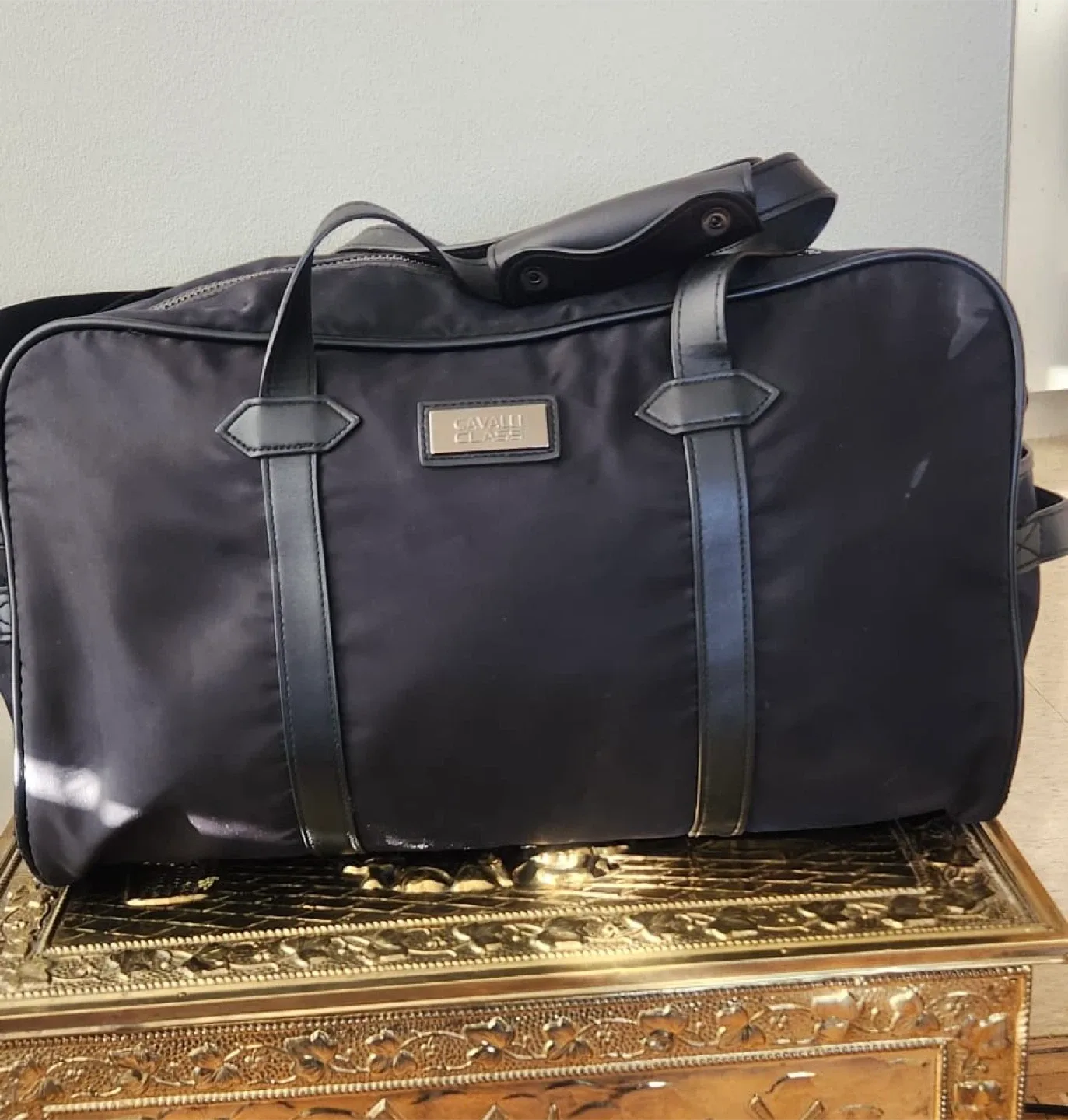 Cavalli Class Black Duffle Bag image indicator(3)