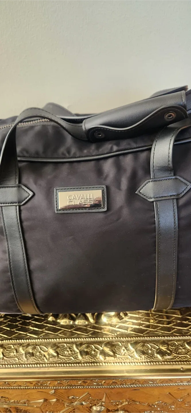 Cavalli Class Black Duffle Bag image indicator(7)