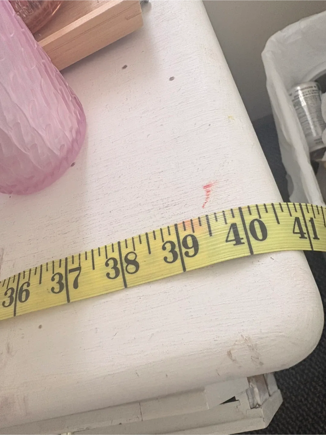 White Vanity Desk with Mirror image indicator(2)