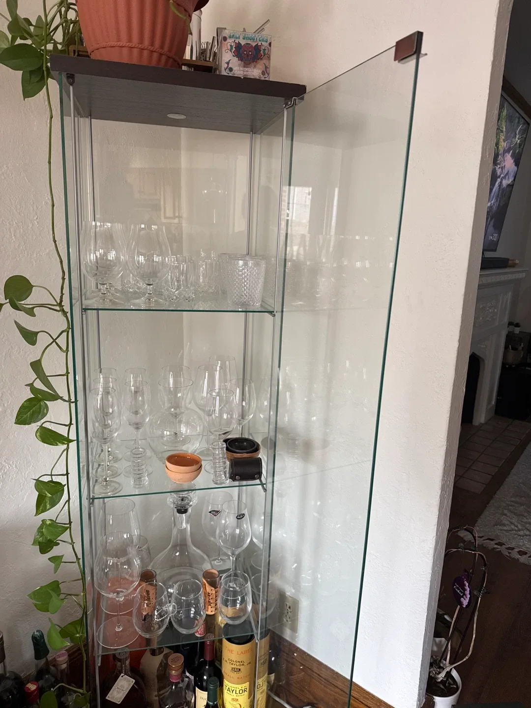 Tall Glass Display Cabinet image indicator(2)