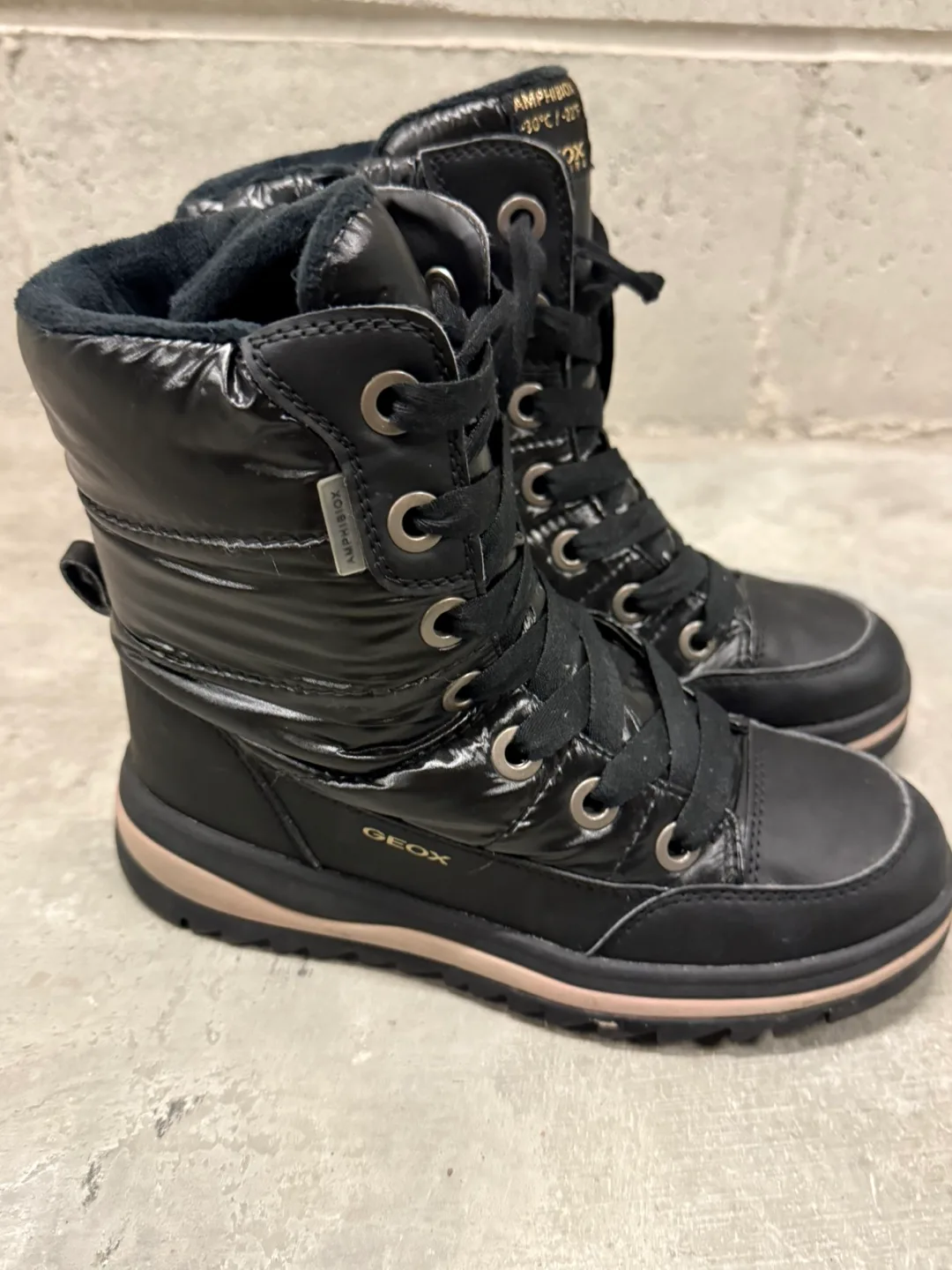 Geox Amphibiox Winter Boots - Size US 4