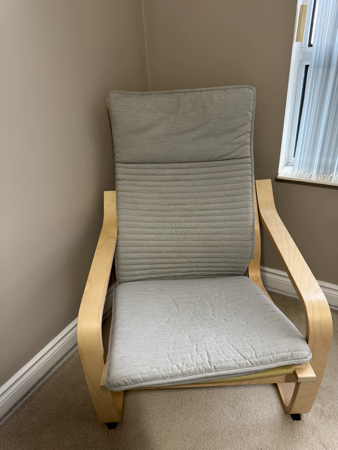 IKEA Poang Chair - Light Grey