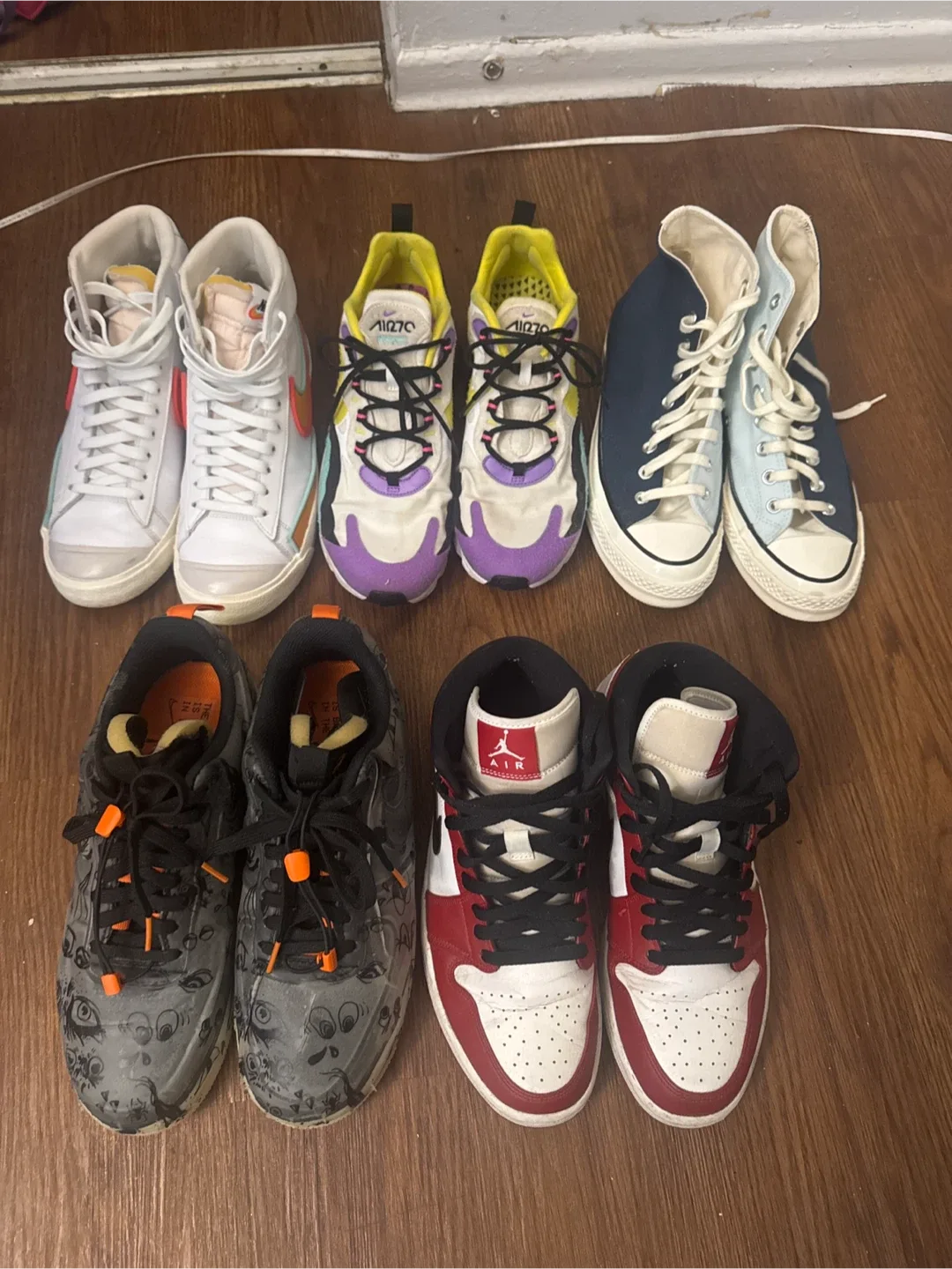 Assorted Nike, Converse, Air Jordan Sneakers thumbnail