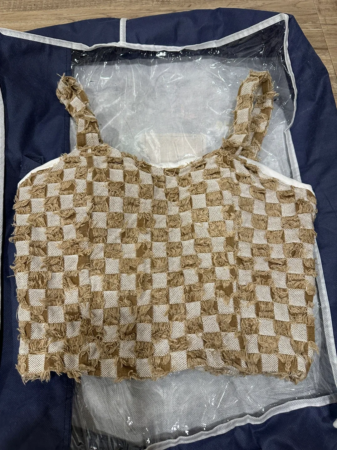 Checkered Crop Top thumbnail