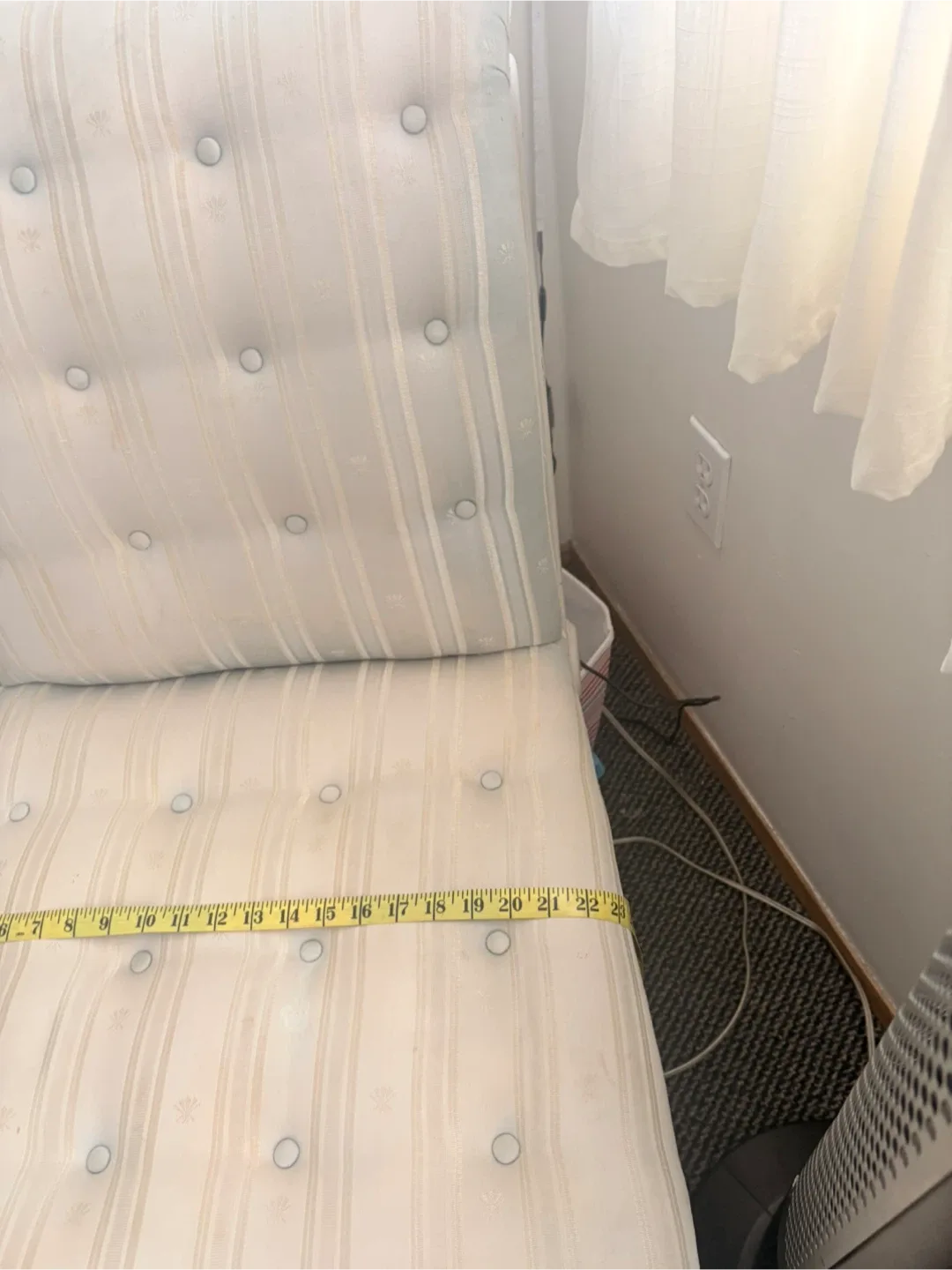 Upholstered Accent Chair - Striped image indicator(3)