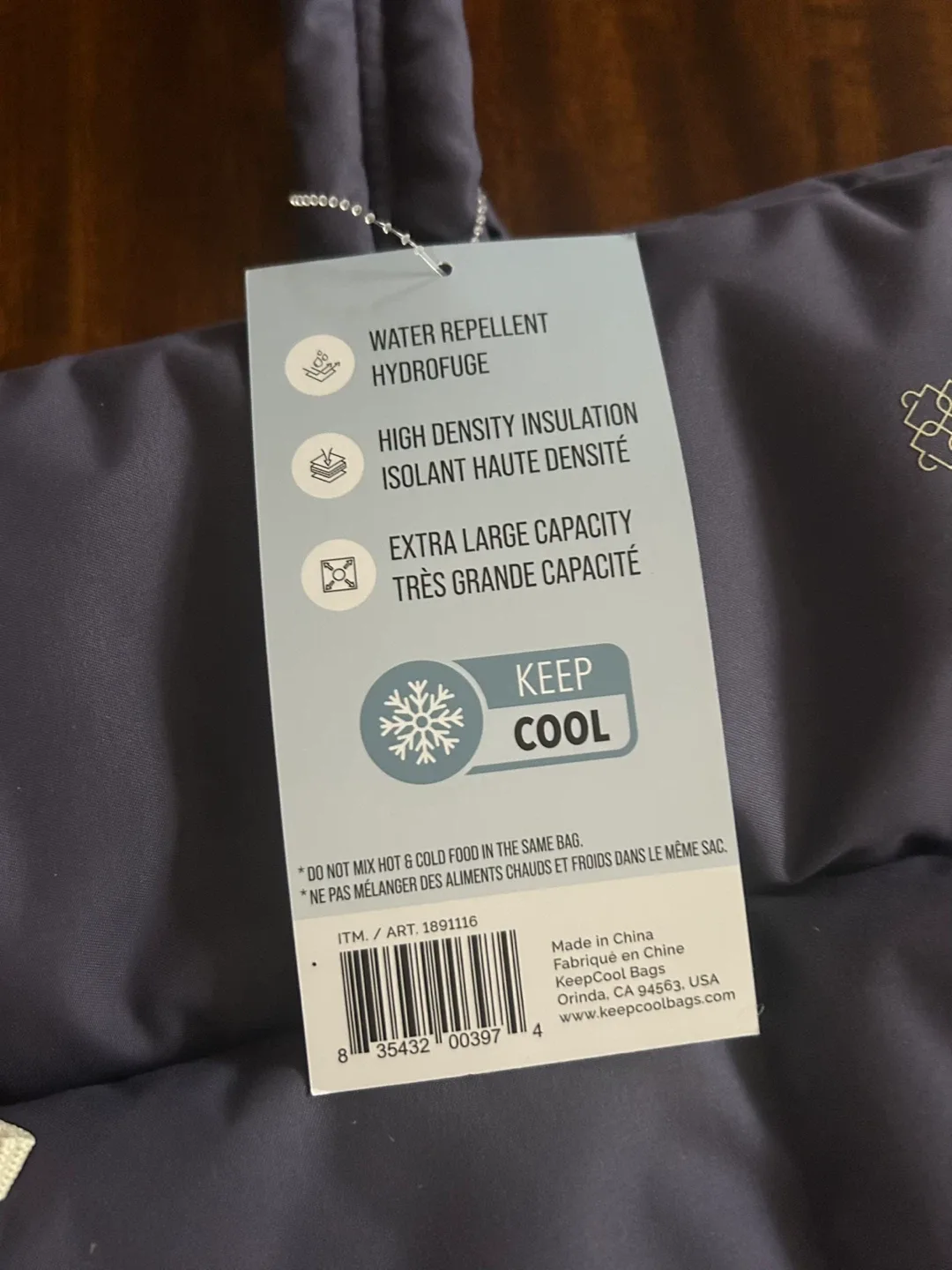 NEW! KEEPCOOL Insulated Shopping Cooler Bag image indicator(4)