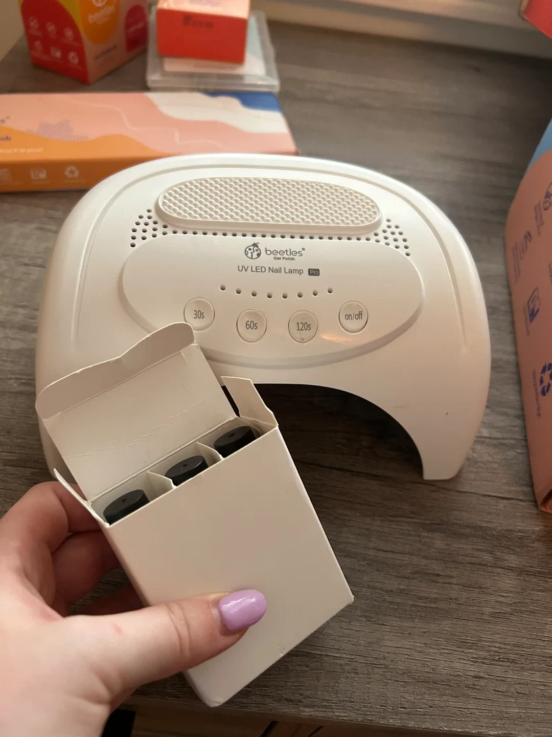 Beetles All-in-1 Mani Kit with UV LED Nail Lamp Pro image indicator(4)