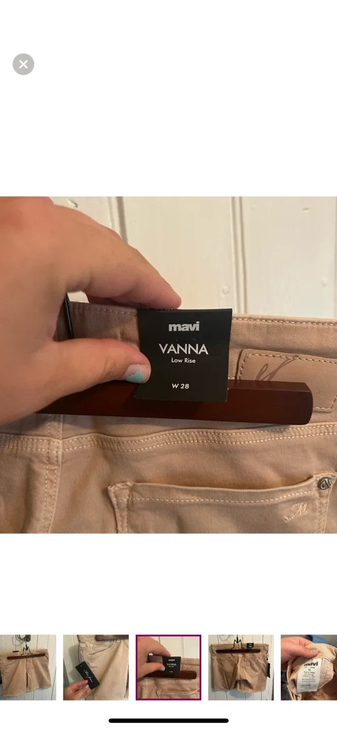 Mavi Vanna Low Rise Shorts - Size 28 image indicator(3)