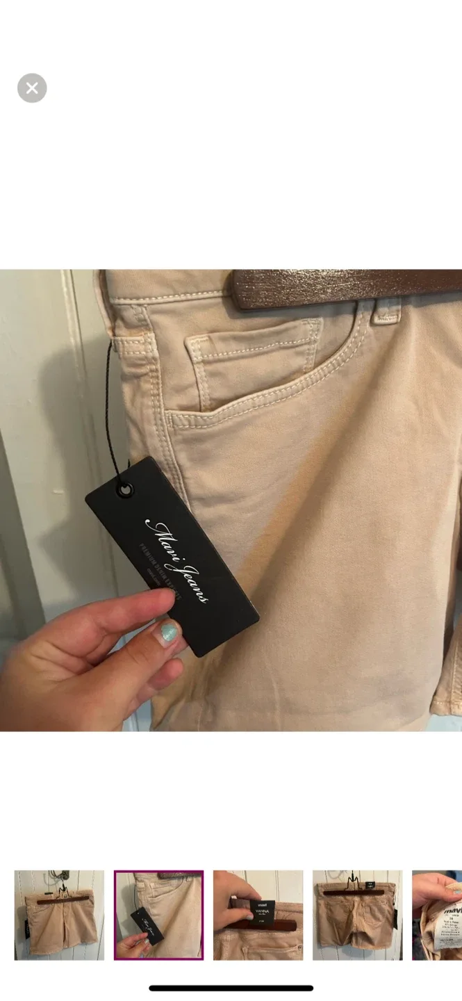 Mavi Vanna Low Rise Shorts - Size 28 image indicator(2)