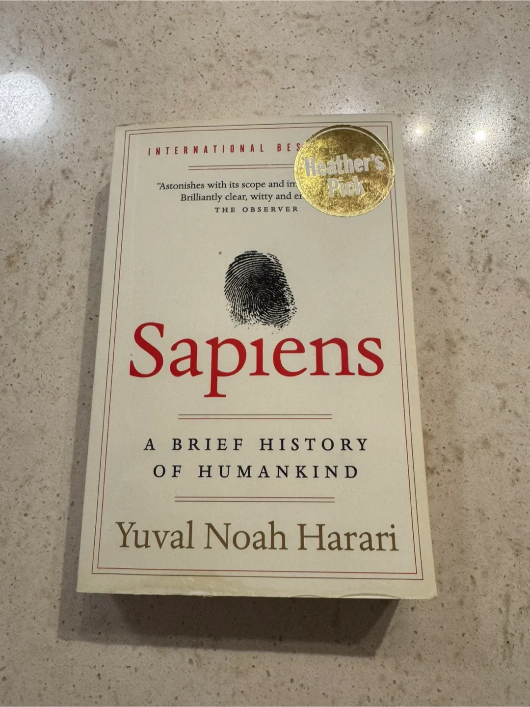 Sapiens by Yuval Noah Harari