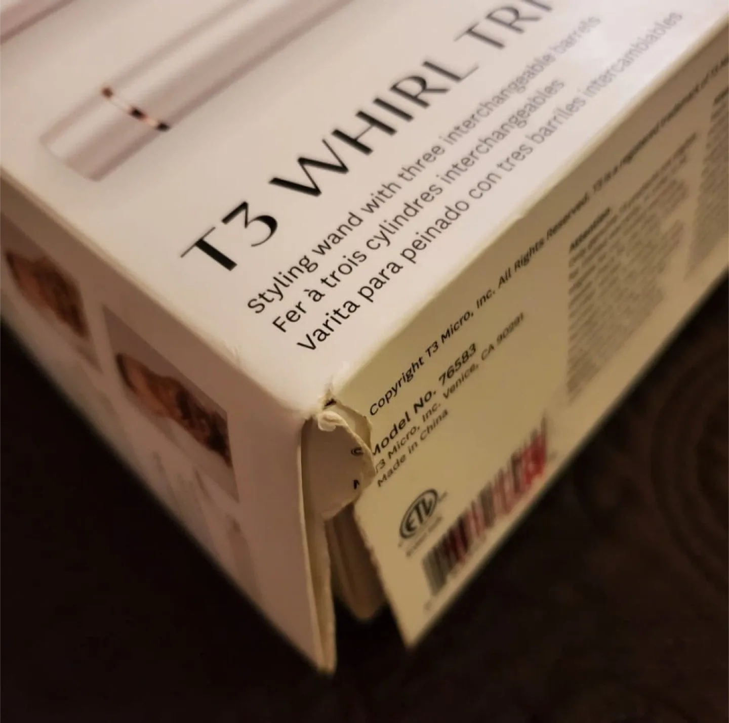 T3 Whirl Trio Styling Wand with 3 Interchangeable Barrels image indicator(3)