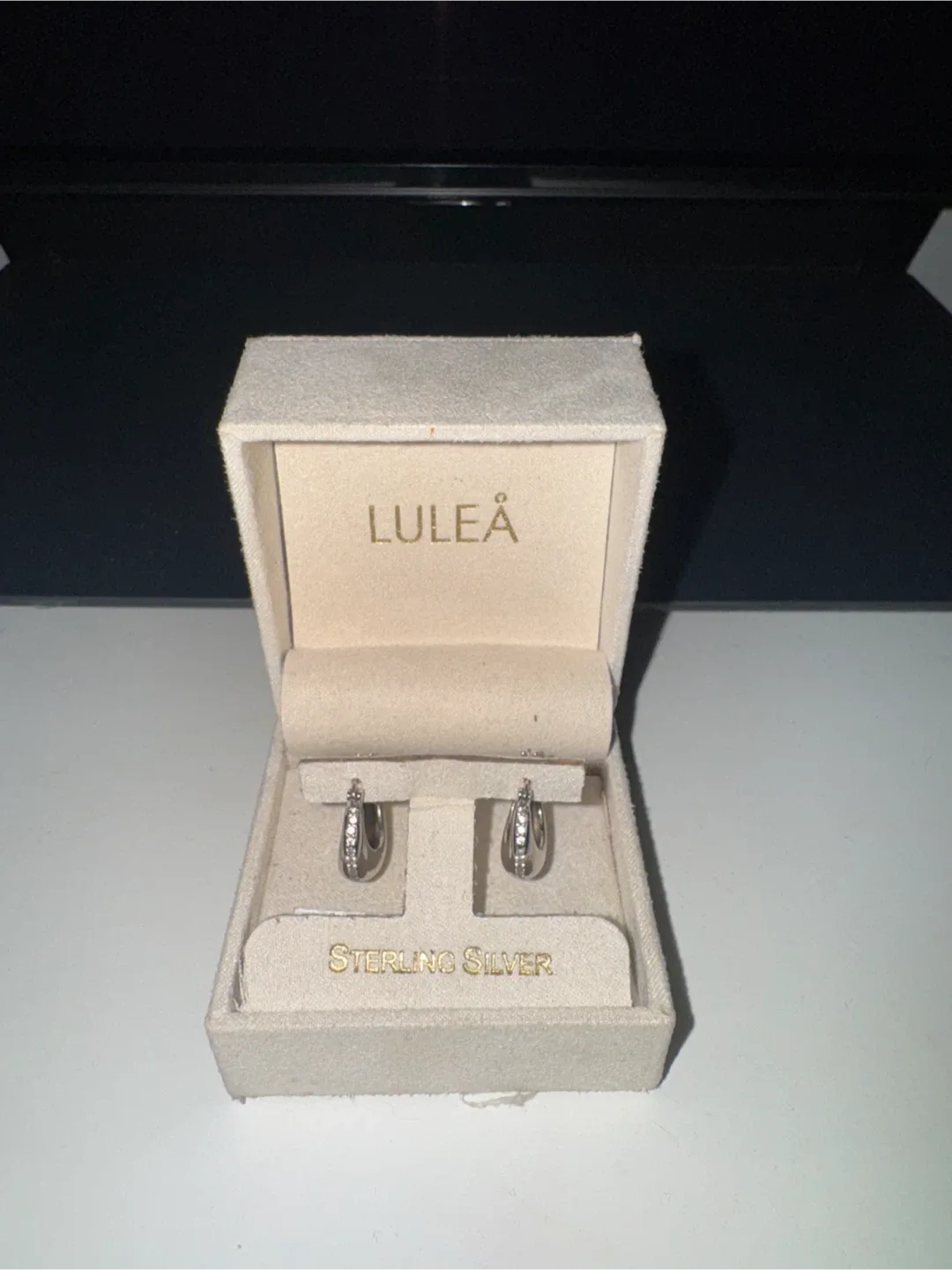 Luleå Sterling Silver Hoop Earrings thumbnail