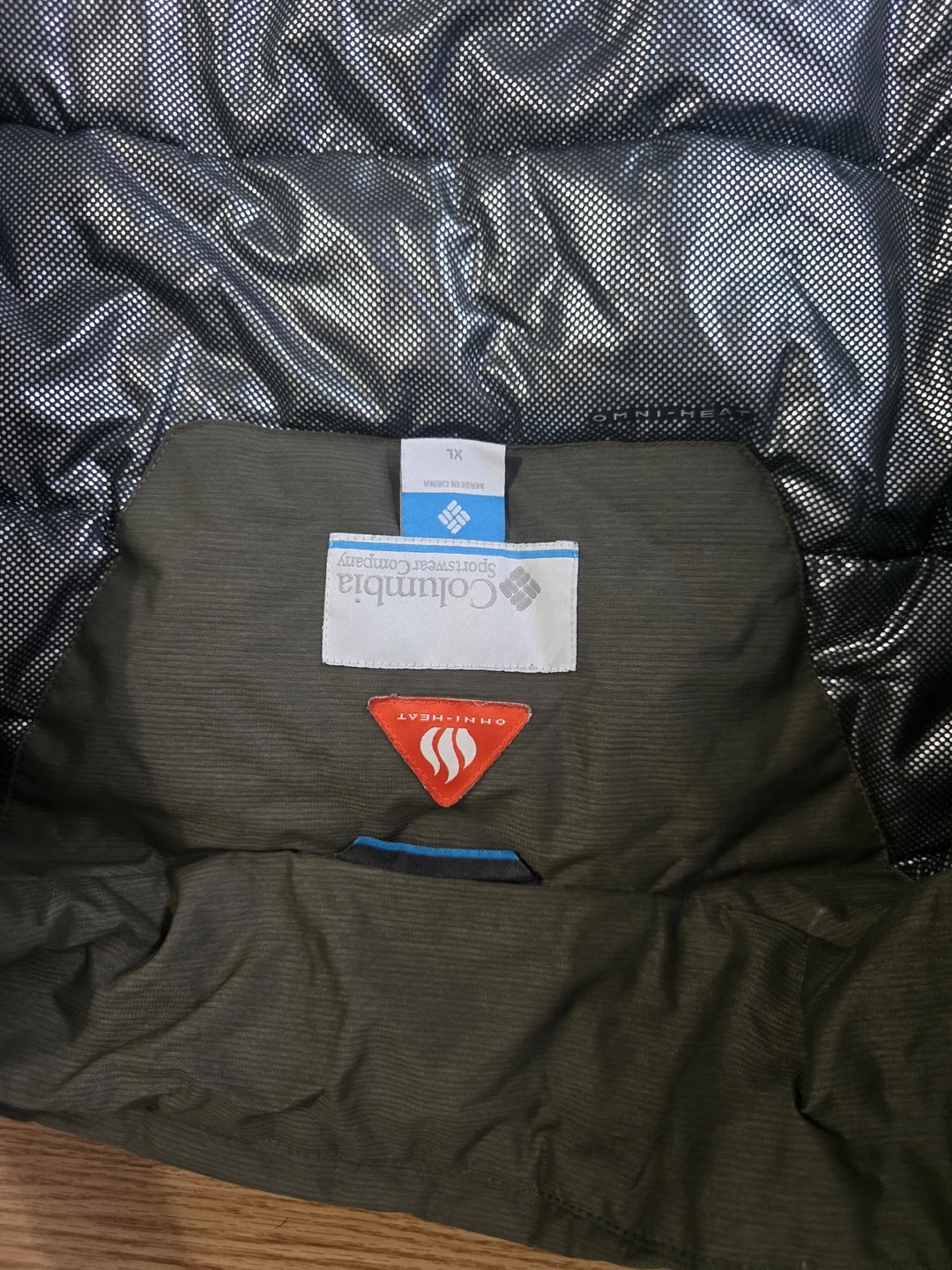 Columbia XL Olive Green Winter Jacket - photo 2