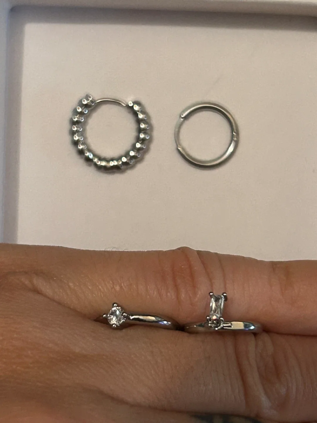 Stainless steel 20g earrings image indicator(2)