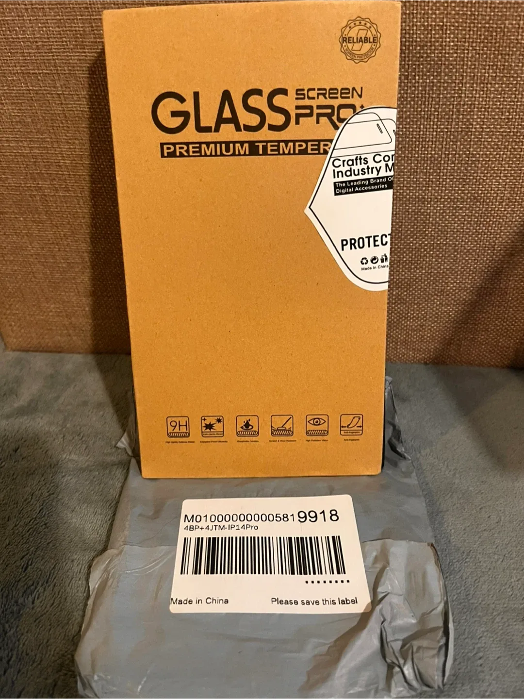 Glass Pro Premium Tempered Screen Protector for iPhone 14 Pro thumbnail