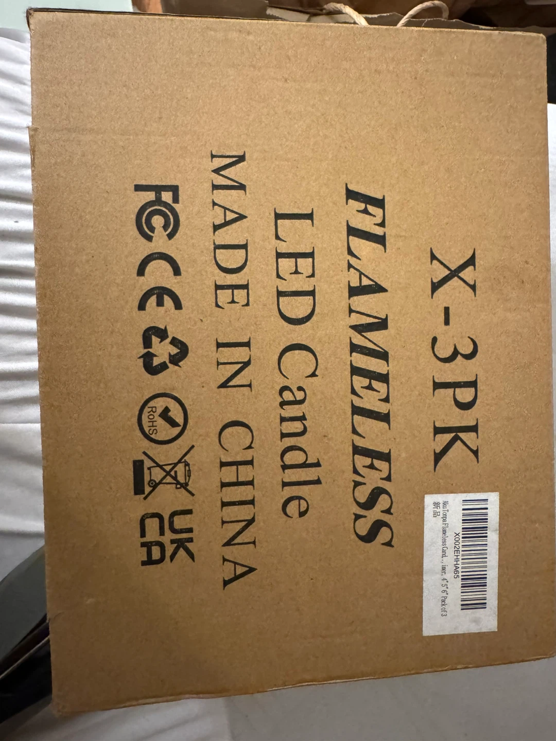 X-3PK Flameless LED Candles - Clear - photo 2