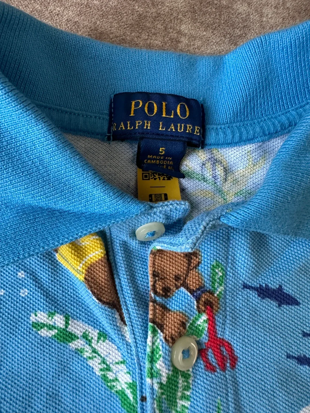 Polo Ralph Lauren Kids Polo Shirt - Size 5