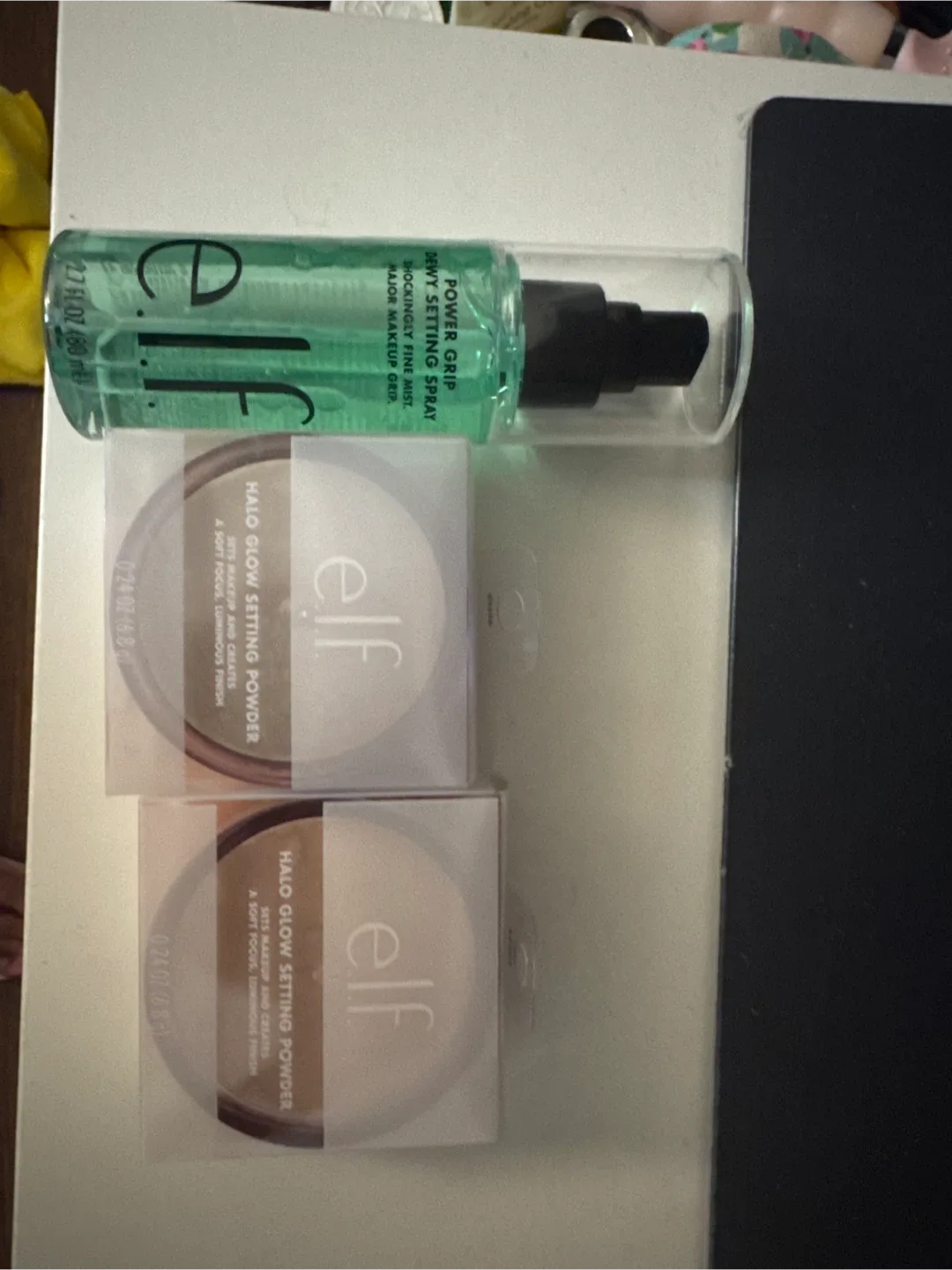 e.l.f. Power Grip Dewy Setting Spray & Halo Glow Setting Powder thumbnail