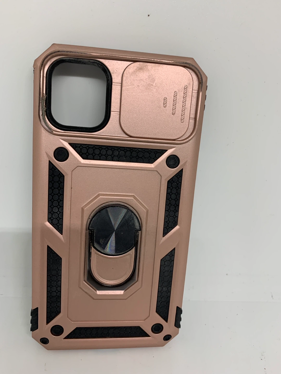 Rose Gold Phone Case with Camera Cover