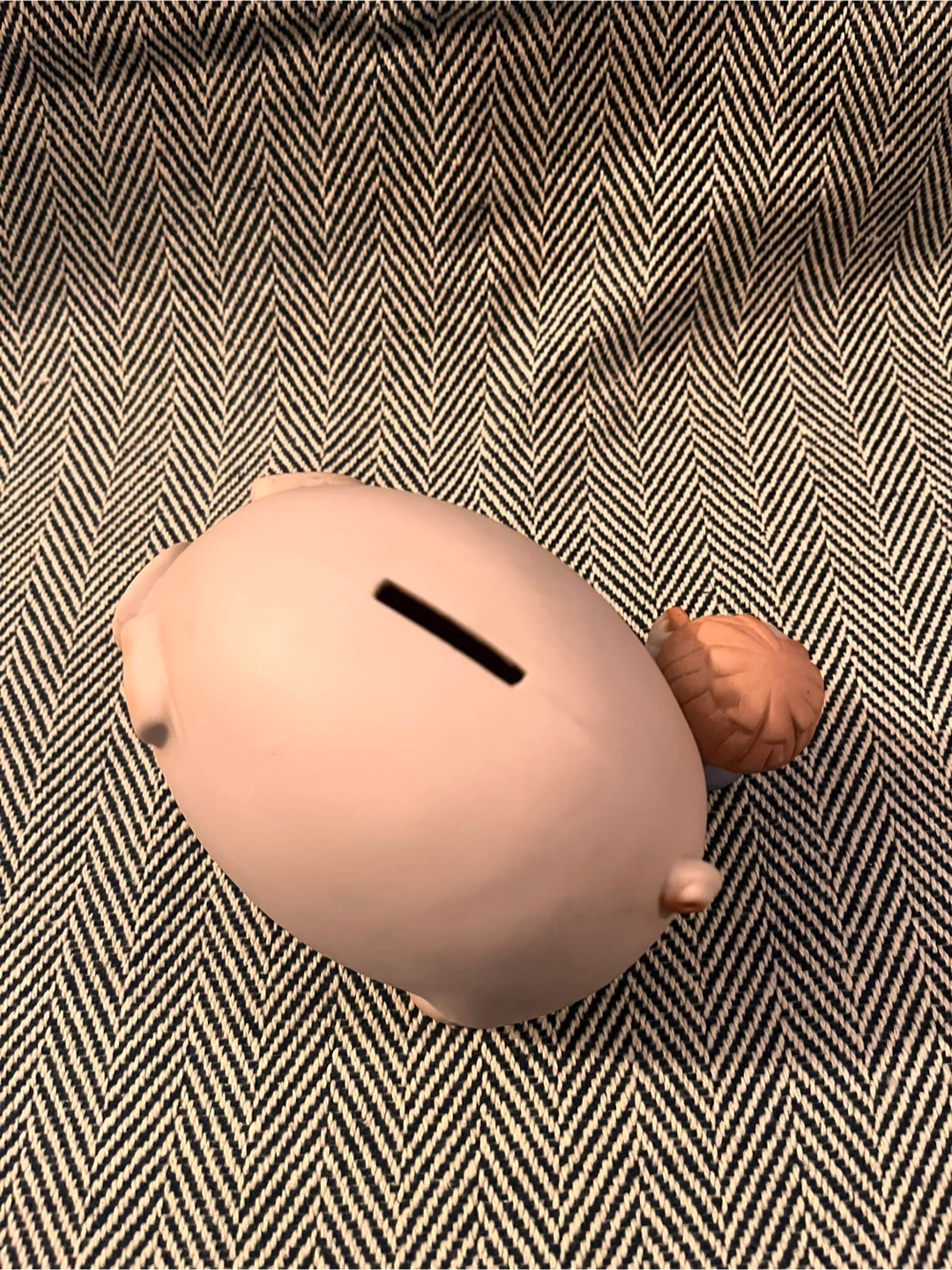 Vintage Bumpkins Piggy Bank with Boy Figurine - photo 4