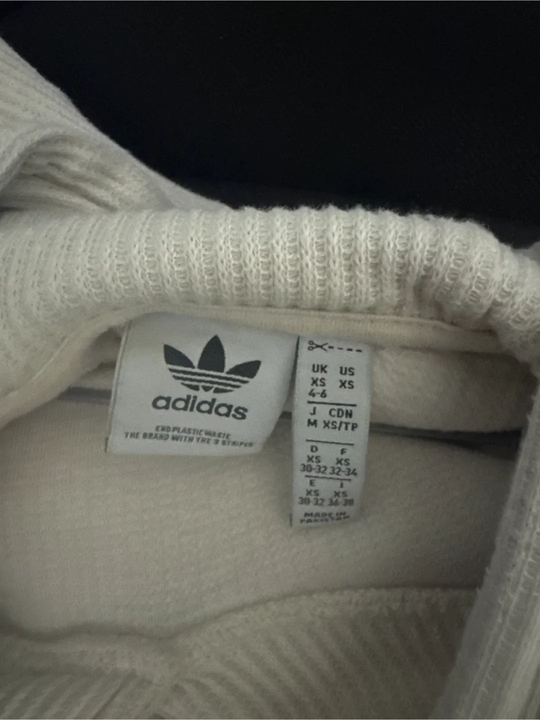 Adidas XS Hoodie - Cream Colour image indicator(3)
