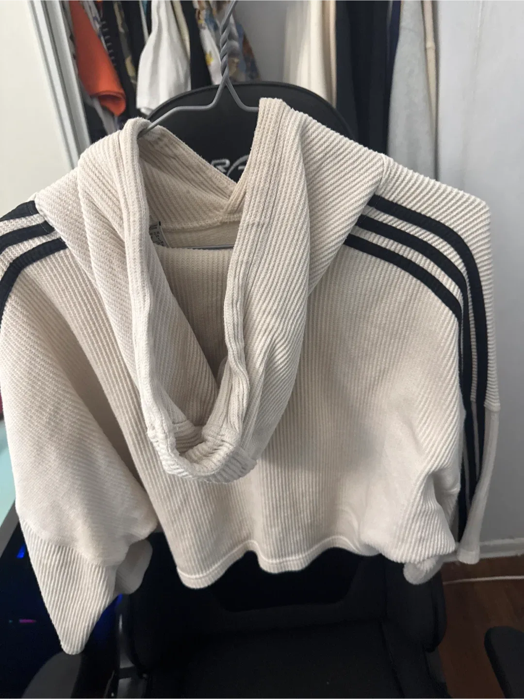 Adidas XS Hoodie - Cream Colour image indicator(2)