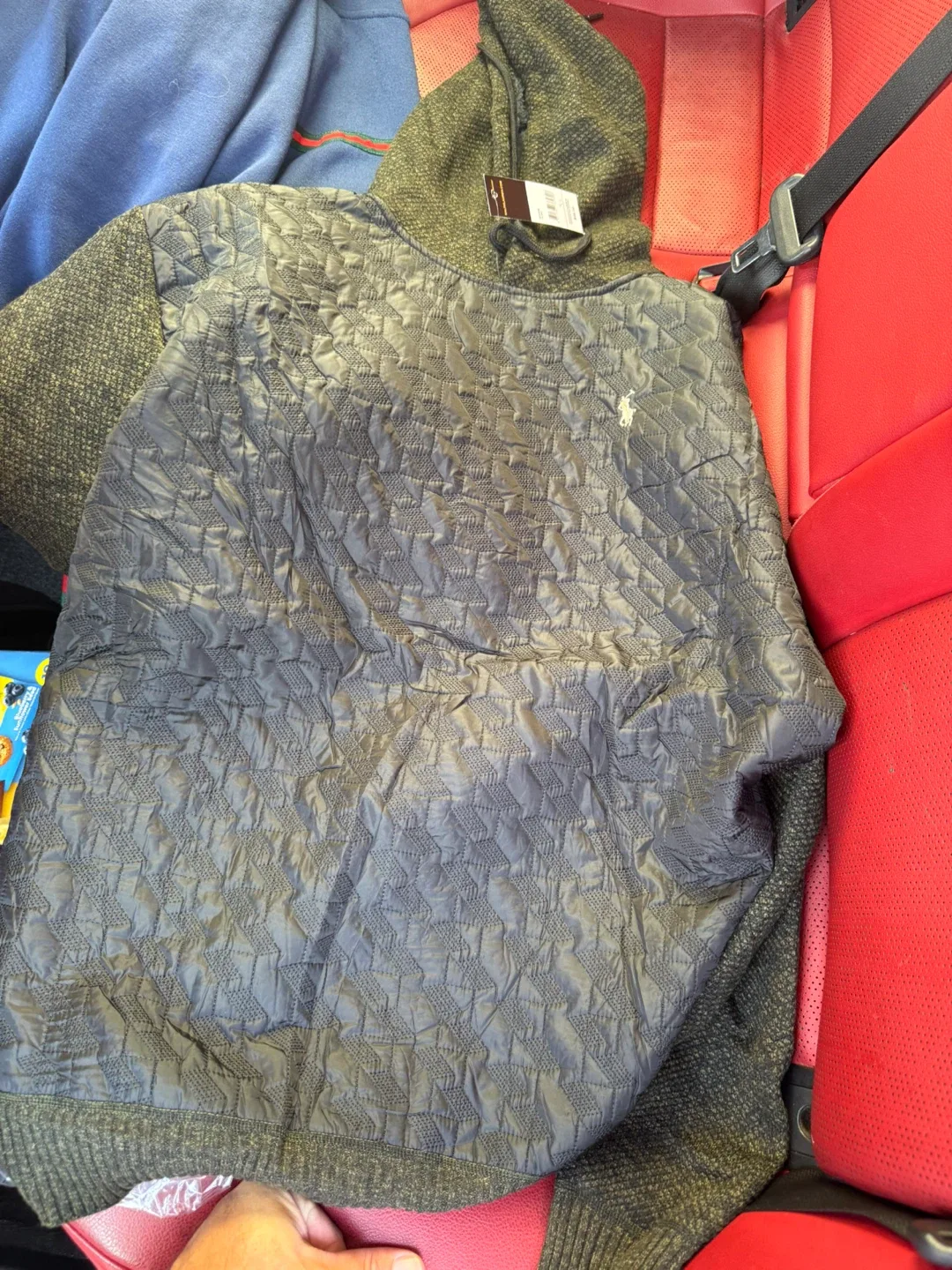 Ralph Lauren Quilted Hybrid Hoodie thumbnail