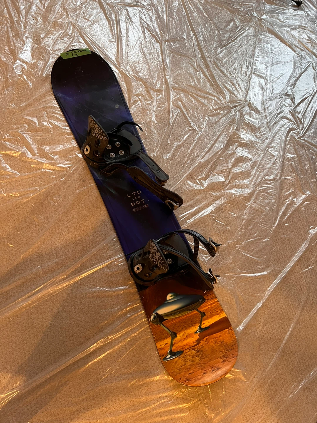 LTD Snowboard & Head Skis with Poles