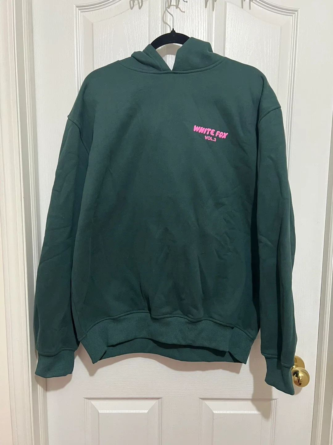 White Fox Offstage Hoodie - Size L/XL - Forest Green