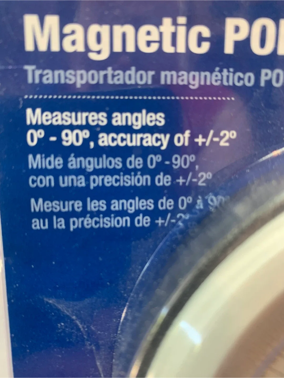 EMPIRE MAGNETIC POLYCAST PROTRACTOR image indicator(2)