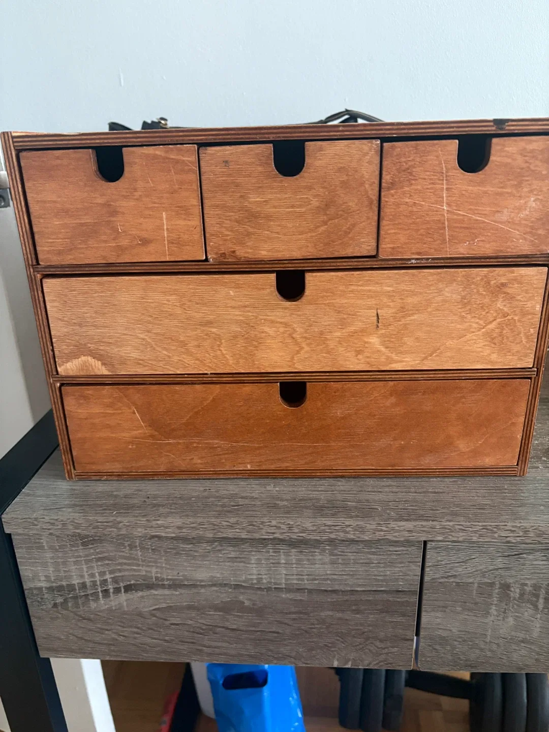 Wooden Drawer Storage Unit