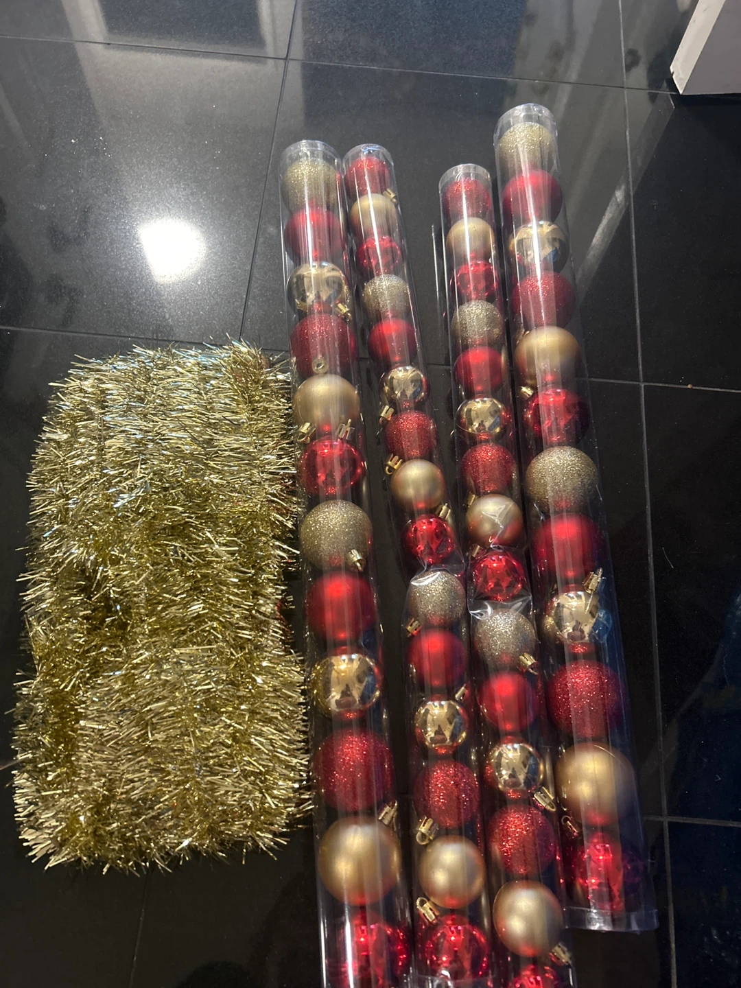 Unused Christmas decorations