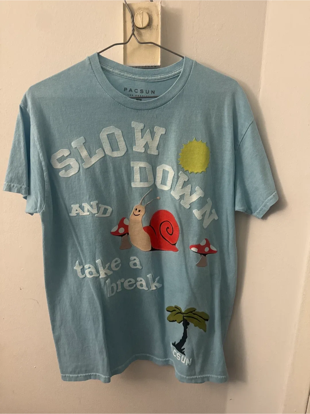 Pacsun Slow Down Graphic Tee - Size S thumbnail