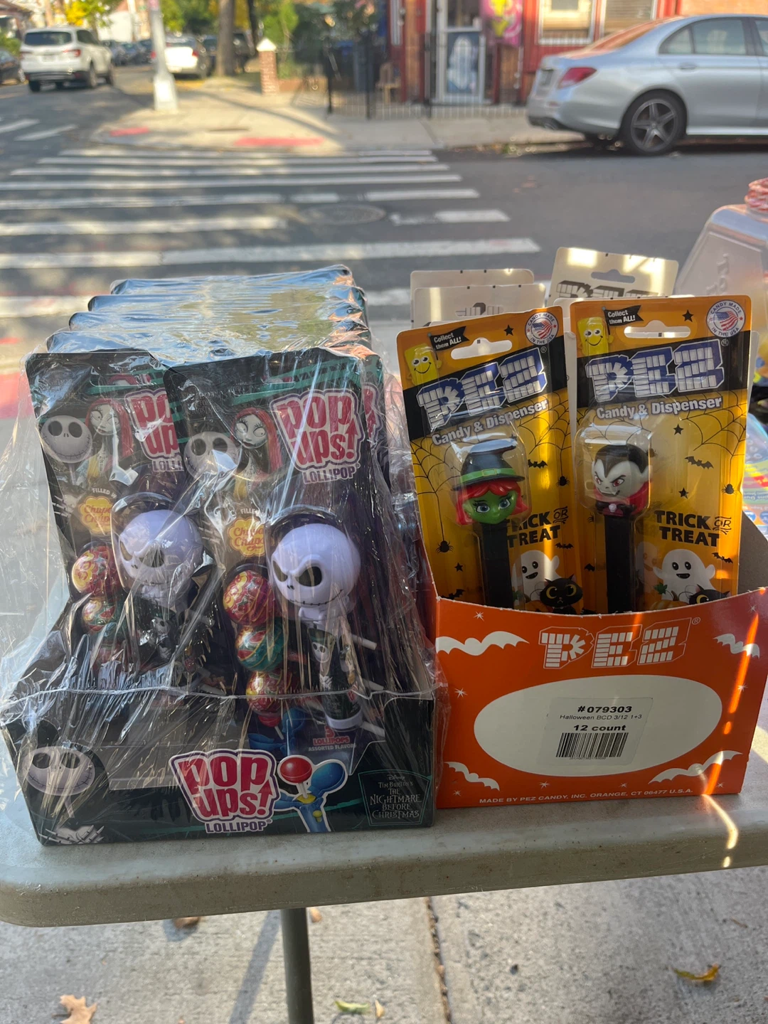 PEZ Candy Dispenser & Nightmare Before Christmas Lollipop