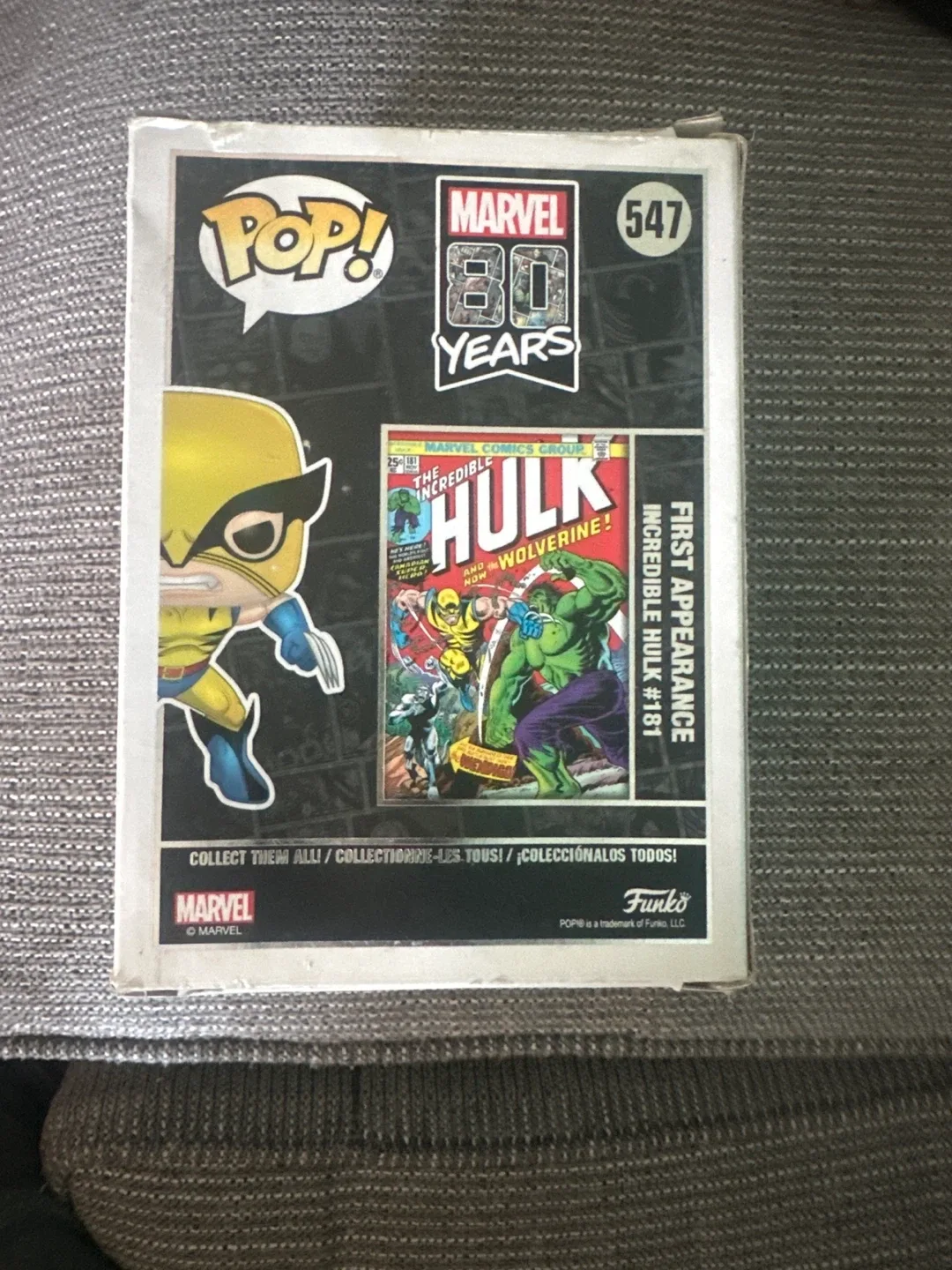 Funko Pop! Marvel 80 Years - Wolverine #547 image indicator(4)